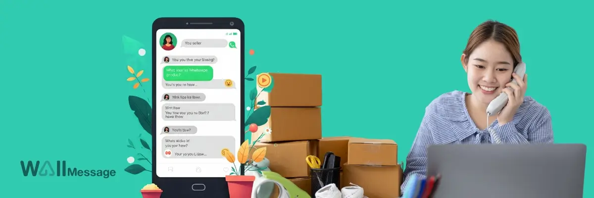 کاربرد واتس‌اپ برای بخش فروش: راهکاری حرفه‌ای با سرویس وال مسیج